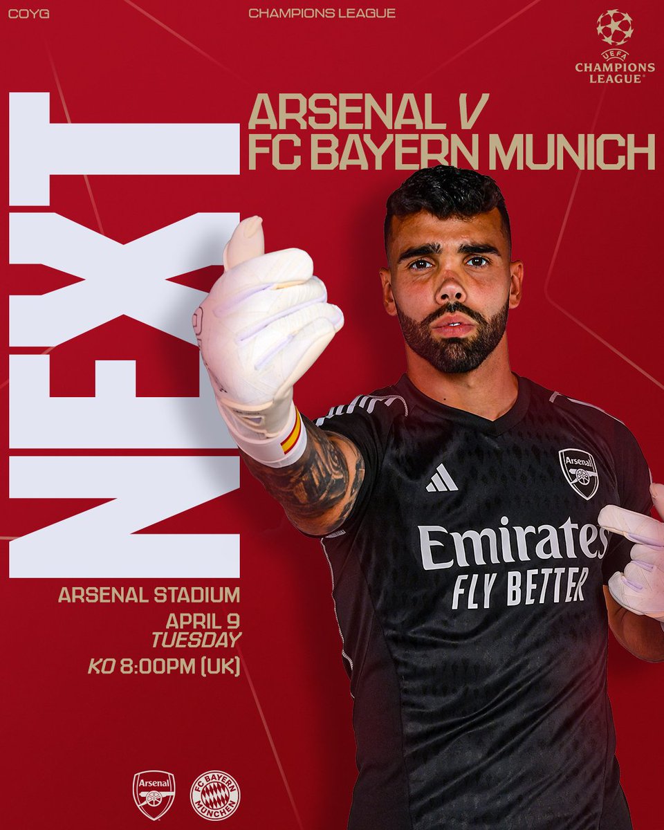 Arsenal's tweet photo. Let’s leave it all out there tomorrow ✊ https://t.co/Hgdkryt1aH
