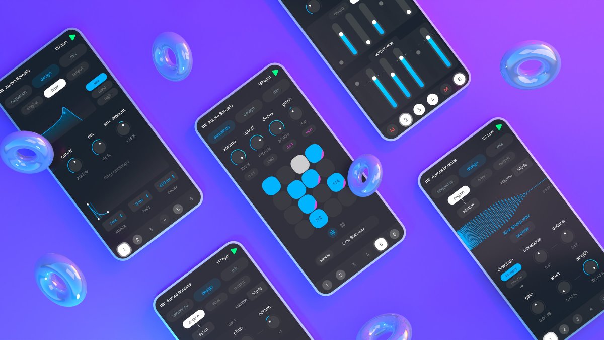 Android users get Polaris, a new pocket music maker cdm.link/2024/04/androi… @meteaurestudios did some gorgeous work here and - devs, even offers a course on #Android music app creation.