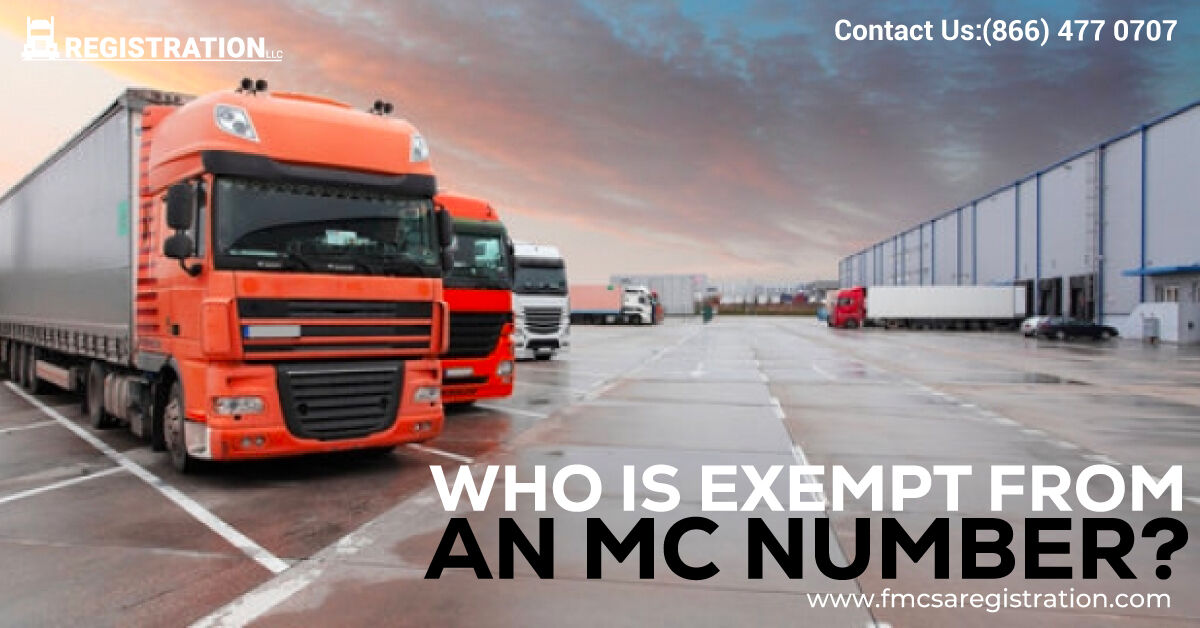 getUSDOTnumber's tweet image. 🚛 Curious about MC number exemptions? Discover if your business qualifies to skip this requirement. Stay informed and streamline your operations hassle-free. #Trucking #MCNumber #ComplianceMadeEasy [bit.ly/3IYvPoQ]