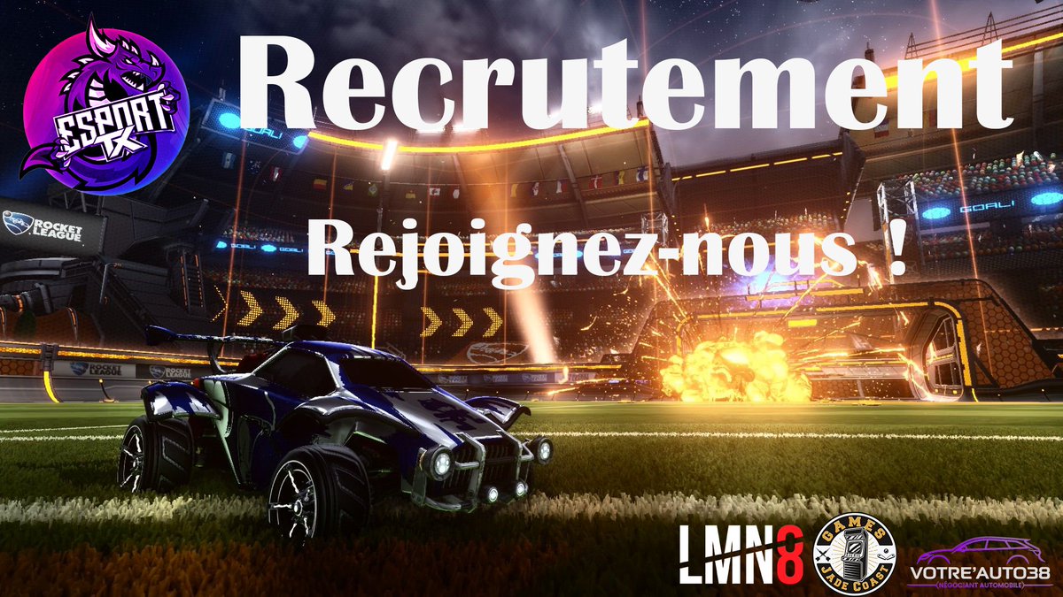🚨Annonce recrutement🚨
Vous êtes un joueur Sérieux, Investie, Motivé et vous recherchez du long terme ?  La TX-Esport est à la recherche de 2 joueurs GC1 prêts à représenter nos couleurs ⚪️🟣Devenez un vrai grand champion avec la TX-Esport 🏆 #TXEsport #Competition #TXWIN