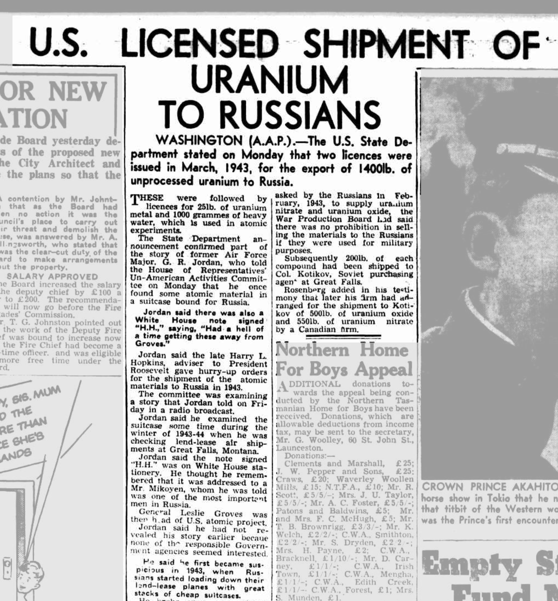 bucktron2021's tweet photo. @ChrisPas62 @xflv @EmbassyofRussia Story checks out. The US sent the USSR uranium, therefore the Russian nuclear weapons program was actually a proxy US weapons program. #KremlinLogic
https://t.co/d1NDvO7NAB https://t.co/rN3bHUMRzF