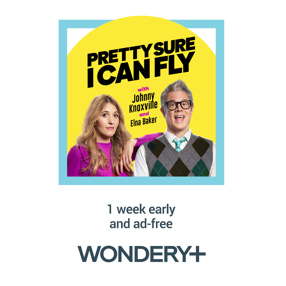 You had me at stunts and breaking barriers. 🤩 Check out the newest podcast with hosts Johnny Knoxville and Elna Baker as they explore the impossible on Wondery+: bit.ly/3PSWCqq