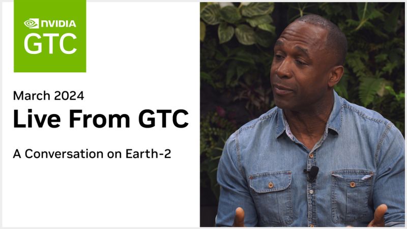 NVIDIA Earth-2 is the first-of-its-kind digital twin platform aimed at mitigating the impact of climate change. Watch this #GTC24 interview with Dion Harris, NVIDIA Accelerated Data Center Director, and explore this revolutionary technology: nvda.ws/49tXkBz #climatetech