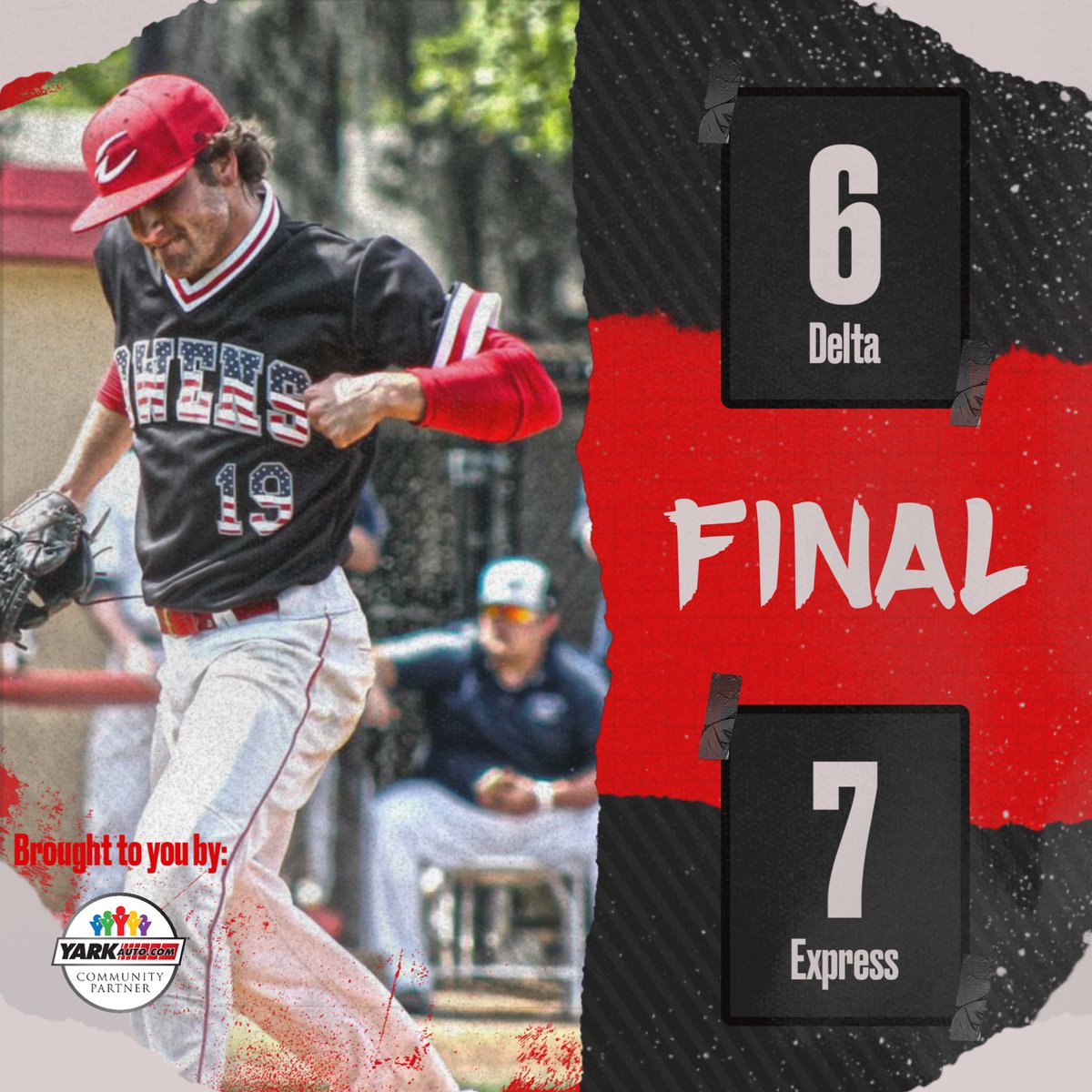 Express wins game 2. Colin Leasure gets the win. @imkirkgibson 2 for 3 and 2 RBI’s @jakemiller311 2 for 4 with game winning rbi. @HadrynNowicki with the huge game tying double. @YarkAuto