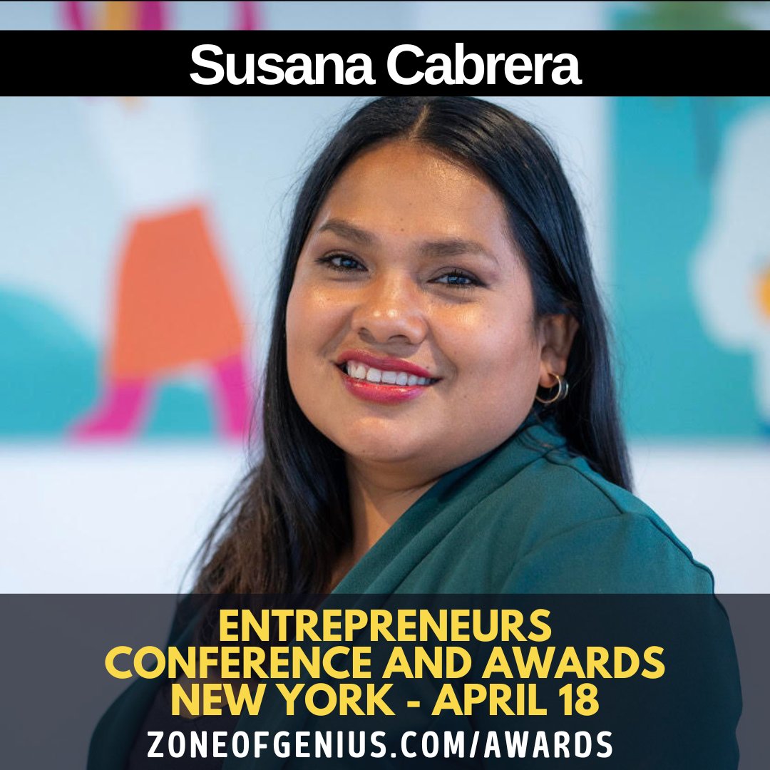 Wow - Check out Susana Cabrera - she's one of the amazing attendees at the Entrepreneur Conference and Awards - ZoneofGenius.com/awards - register TODAY!!! Susana is an entrepreneur, a speaker, a recently franchise owner of Everytable Inglewood in California. At Everytable our