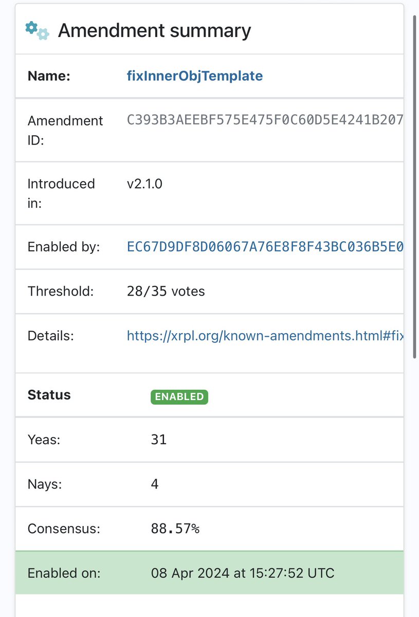 The first XRP Ledger AMM fix just went live ! Let's see who will update and come back! Next on is the important hot fix for the AMM - all eyes on that !