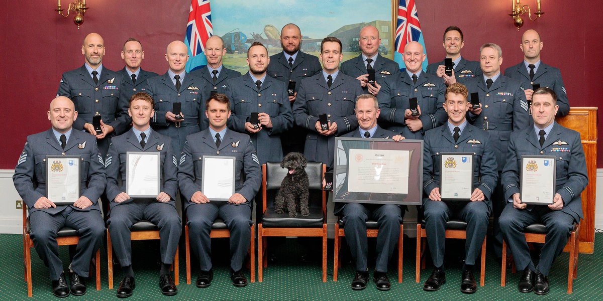 “I was delighted to preside over the latest Honours & Awards which recognised the outstanding personnel within the Air Mobility Force” 🏆🥳 🐶 Congratulations 🐾 #NationalPetMonth