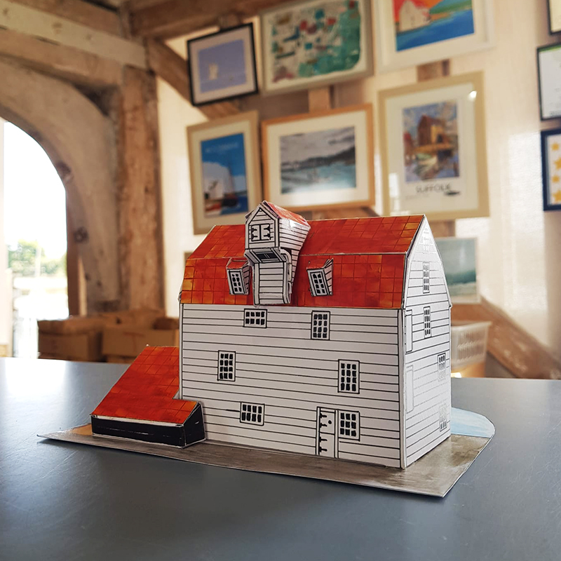 We have many activities for children, one of which is building a model Tide Mill from material supplied. Warden Sophie tested it yesterday. Can you do as well? #kidsinmuseums #woodbridgetidemillmuseum #choosewoodbridge #woodbridgetidemill #craftevents #kidsactivities