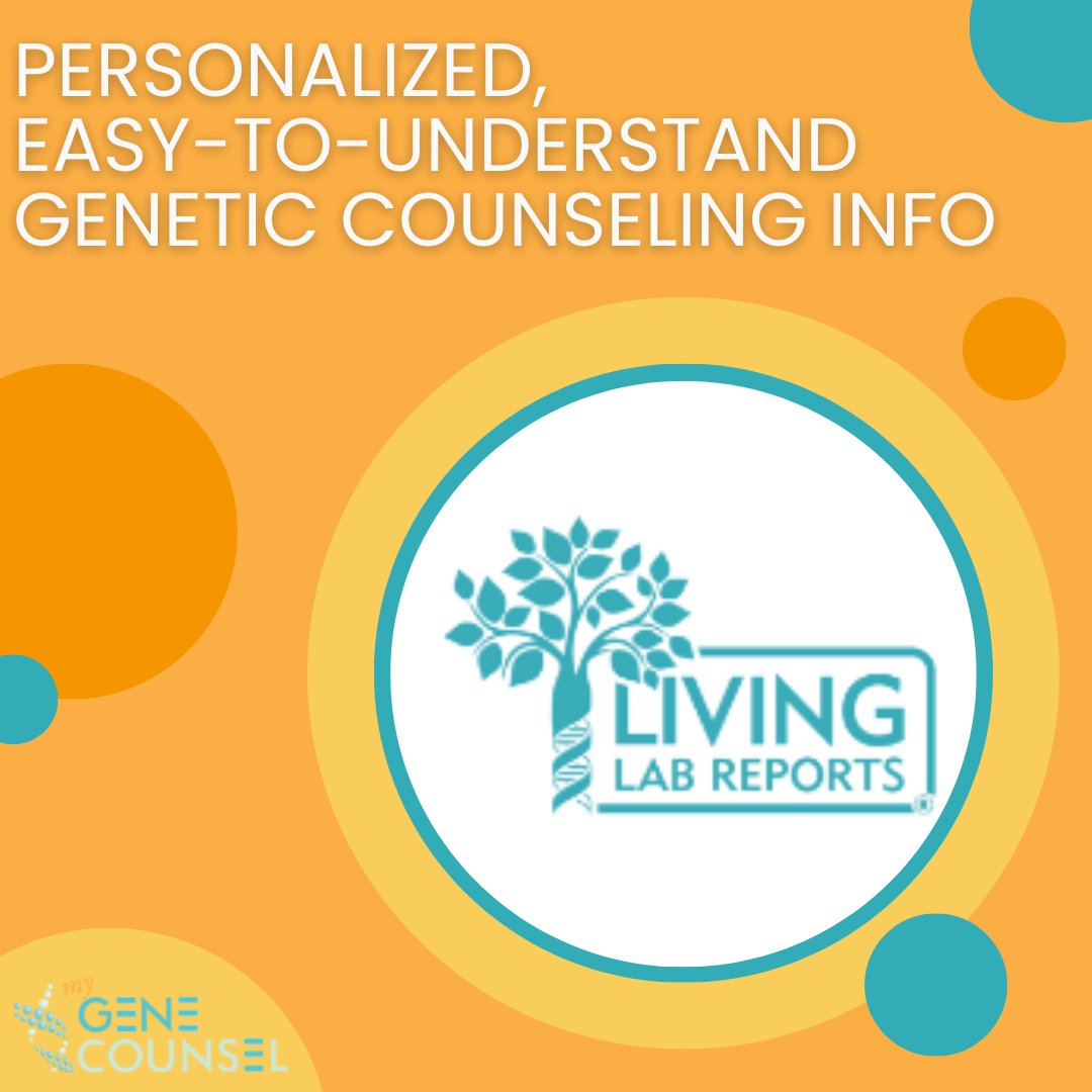 Our Living Lab Reports explain genetic testing results in clear, simple language with engaging graphics. This way, patients are able to easily understand their own genetic information and providers can focus on delivering the best care possible. #GeneChat #PrecisionMedicine