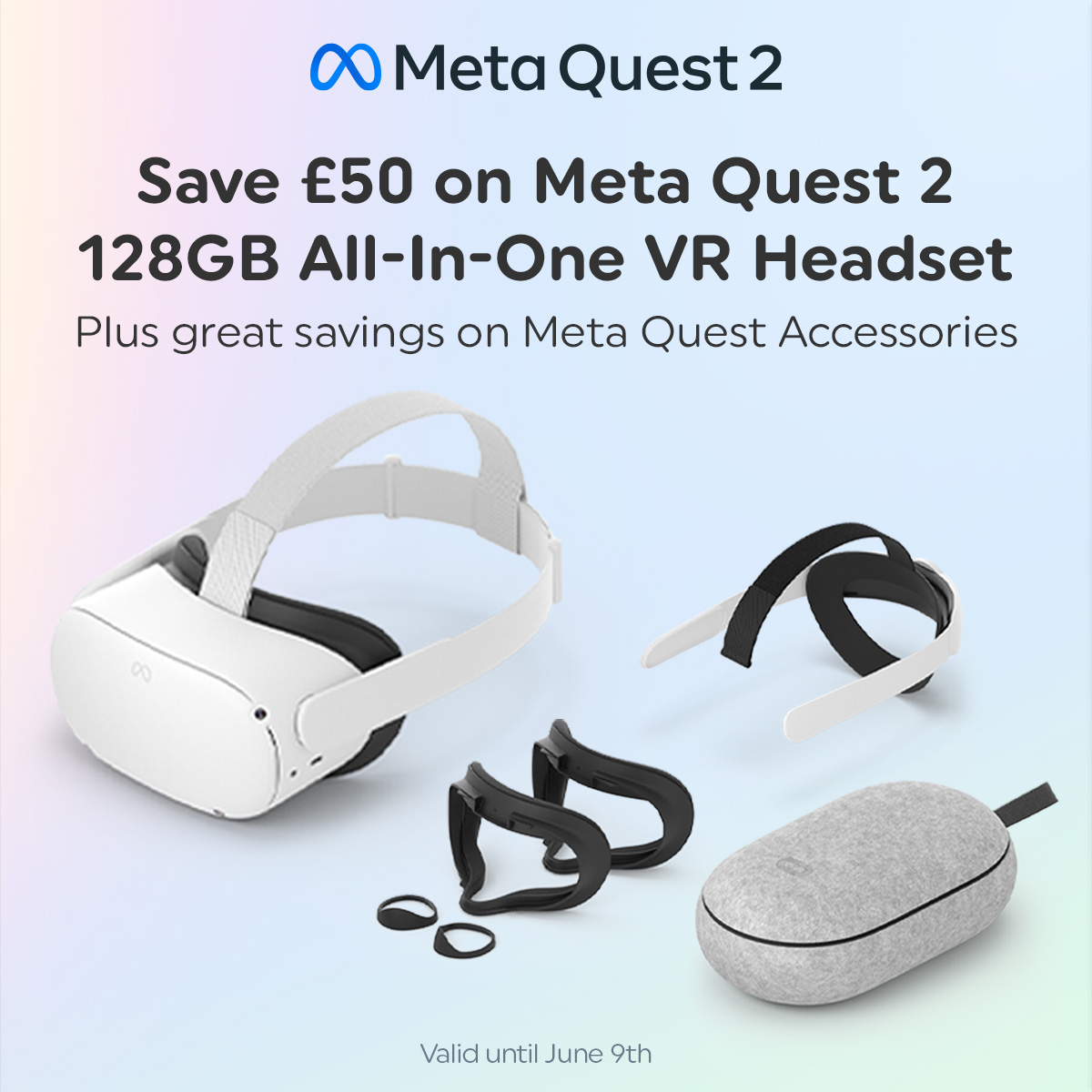 Save £50 on the Meta Quest 2 128GB All-In-One VR Headset! 🎮 Only £199.99! ✅ Meta Quest is for ages 13+ Shop now at Smyths Toys 👉 tinyurl.com/2vcyue5e
