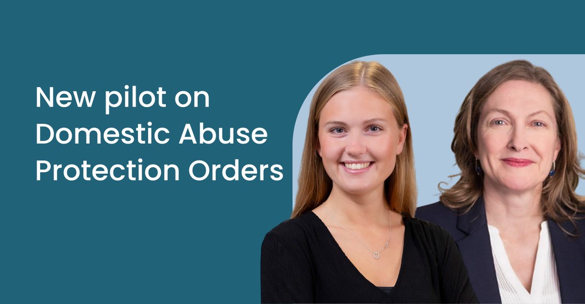 A new pilot for Domestic Abuse Protection Notices (DAPNs) and Orders (DAPOs) was introduced today and is expected to continue for two years before being independently evaluated ahead of an expected national roll-out. bindmans.com/knowledge-hub/…
