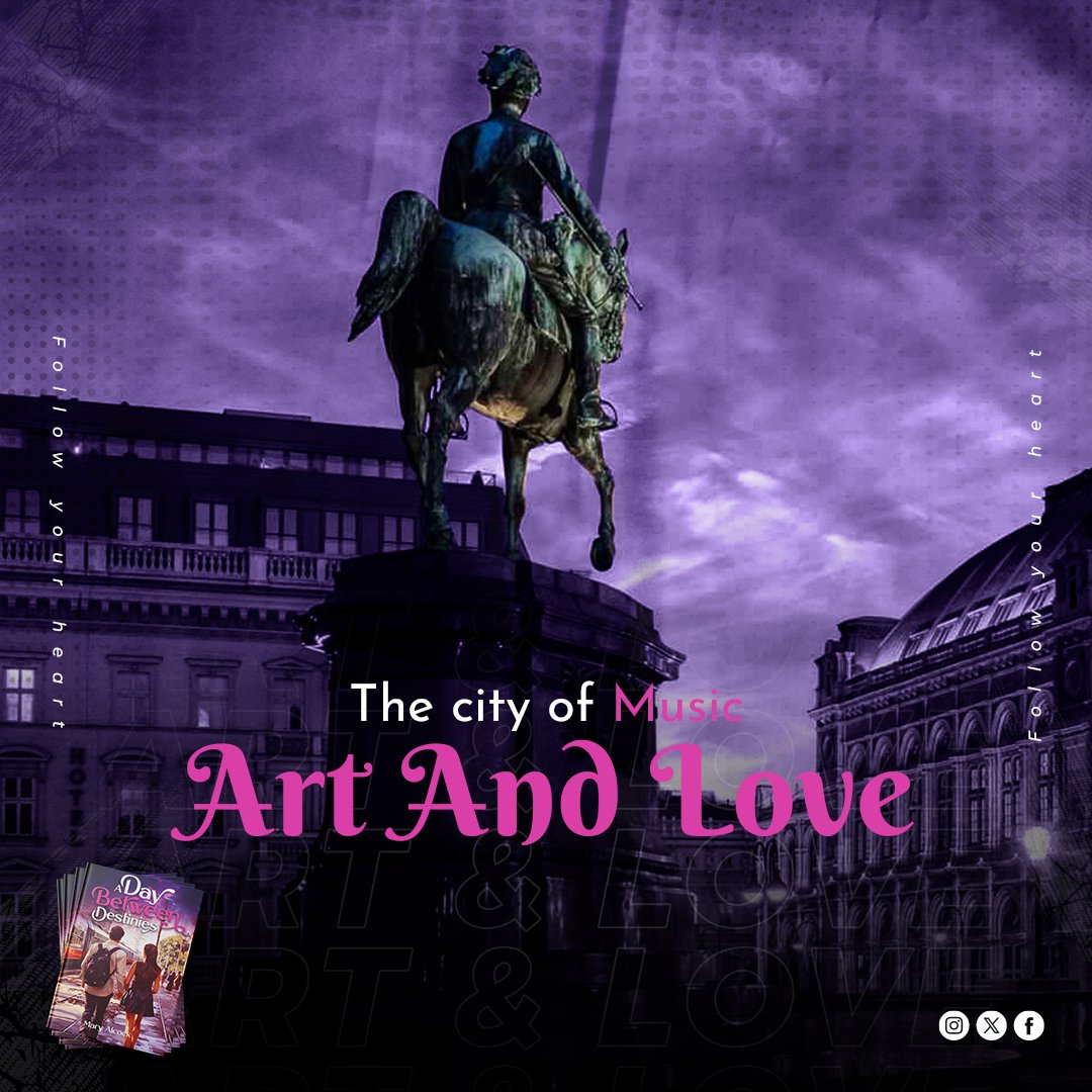 #Luke and #Isabelle spend a day of adventure and romance in Vienna, where they discover each other’s worlds and find a connection that transcends their differences.
But will their love survive the test of time and distance? Order Now! amazon.com/dp/B0CW2PL2CB
#adaybetweendestinies