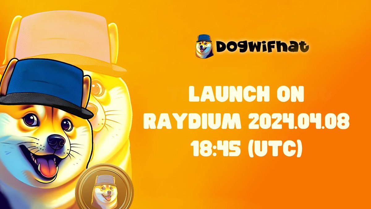 There are only 1 hour and 45 minutes left until the big launch, get ready because marketing will start in a few moments. 🚨🚨

🐶 CLAIM AT LAUNCH: pinksale.finance/solana/launchp…

🐶 BUY/RAYDIUM: raydium.io/swap/?inputCur…

🐶 CHART: birdeye.so/token/2kU763yY… #SolanaMemecoin #SolanaMemeCoins
