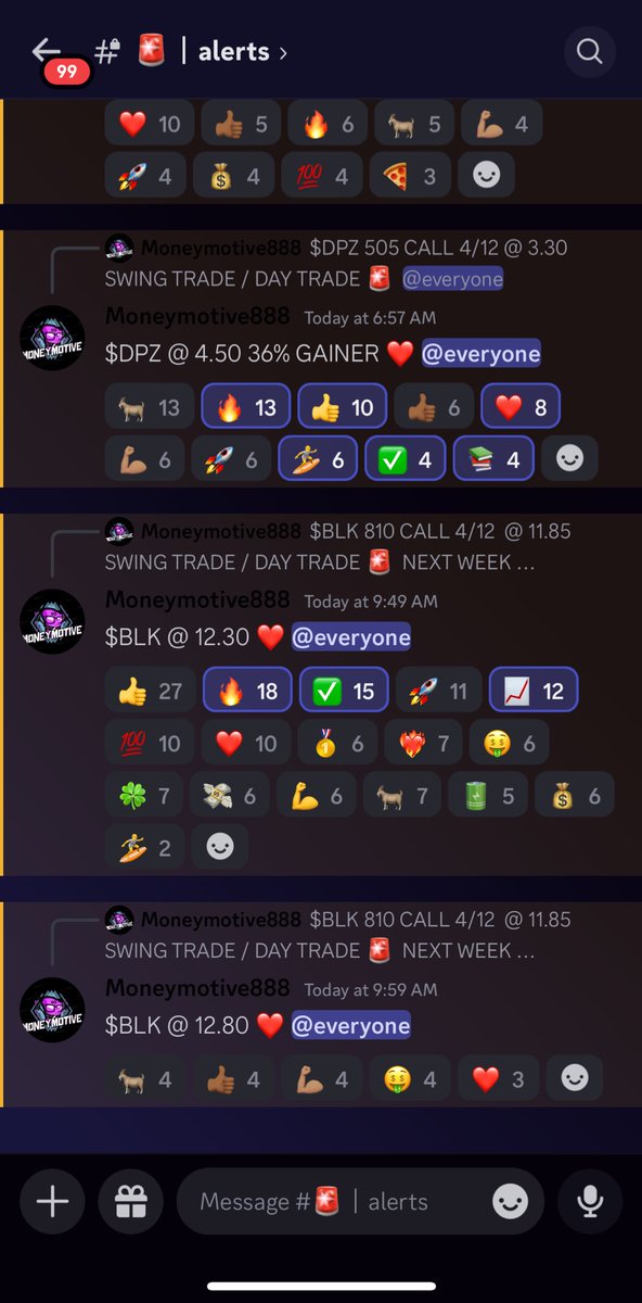 moneymotive888's tweet image. A+ SWINGS A+ DAY TRADES ❤️

LIFE CHANGING MONDAY 🙏🏽 A+ SETUPS ONLY NONE THE LESS 💯

📚whop.com/moneymotive