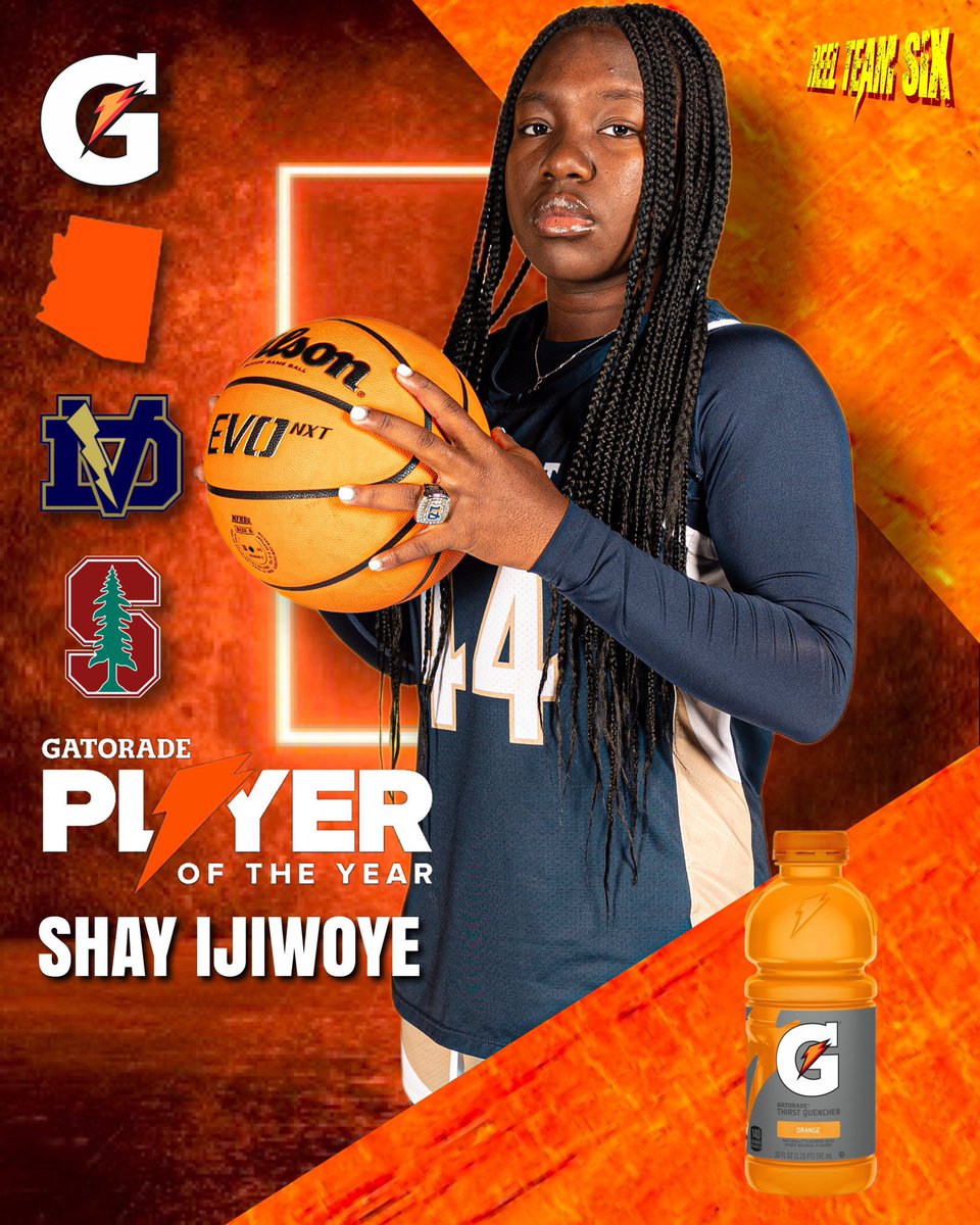 Forever grateful to @shayijiwoye and @Gatorade for choosing my non profit as the recipient of Gatorade’s Community Grant. Shay won Gatorade Arizona POY & chose @4WARD_RIAN as her recipient for this award. We appreciate you &Gatorade for helping us grow the game🫶🏀