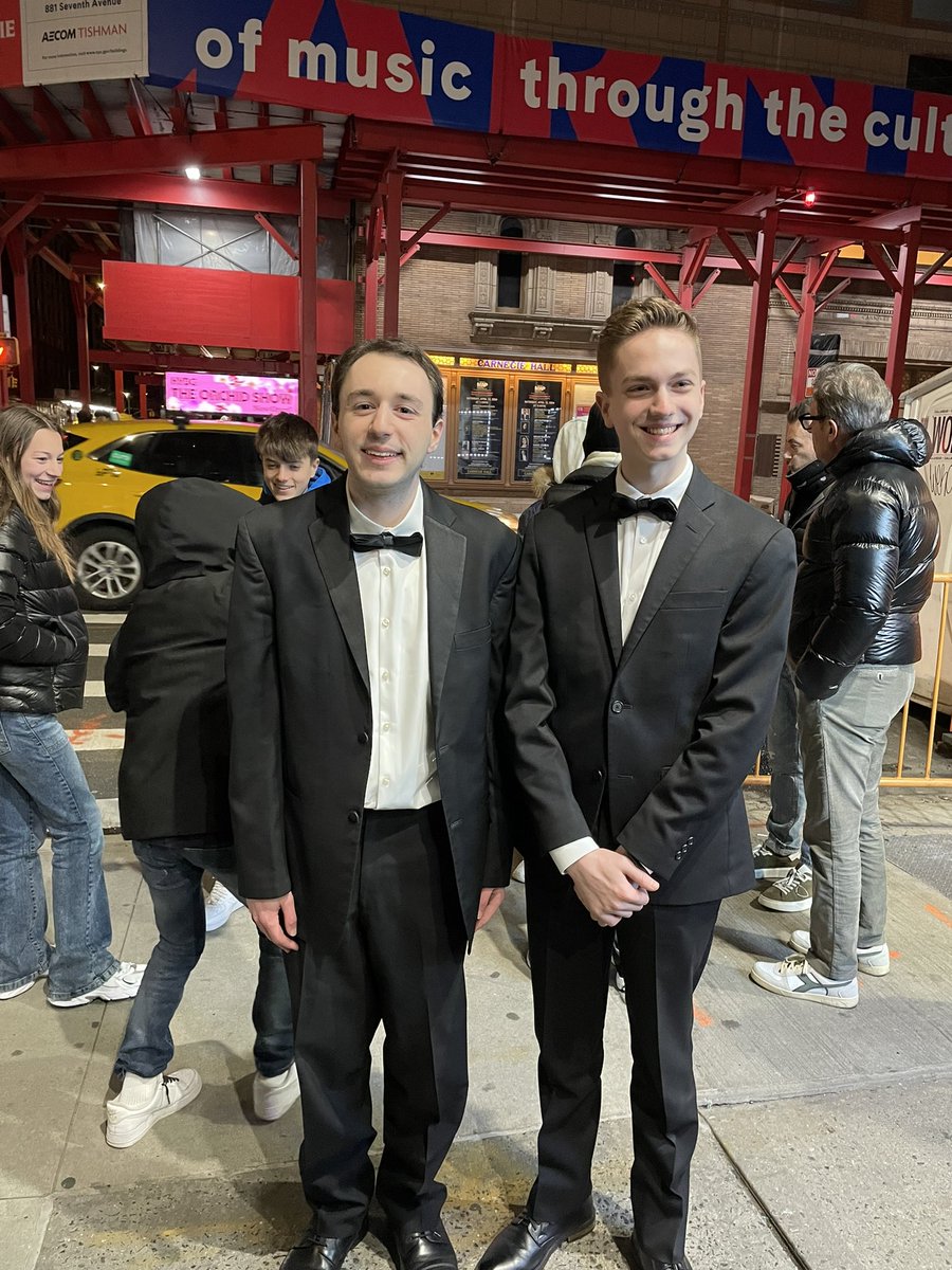 RichardBGoss's tweet photo. Congrats to Michael Goss and Ethan Wellington for their @CarnegieHall performance in the @LaureateGala with NY Chamber Players Orchestra April 5! https://t.co/sXAMTkWbwa