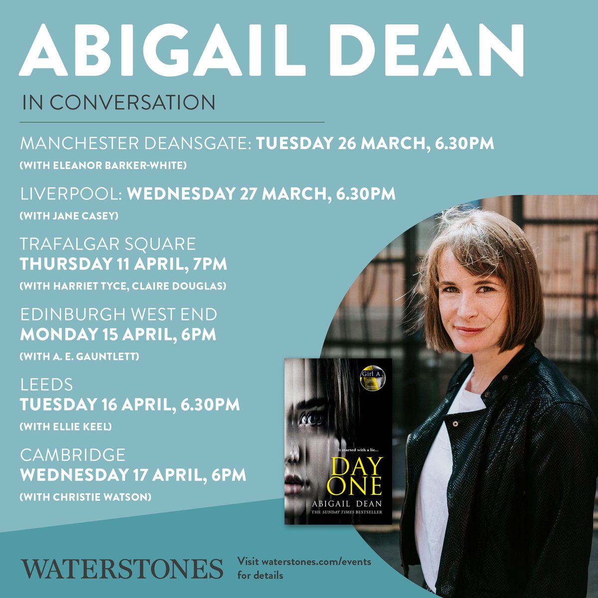 Look who's coming to Cambridge! Authors Abigail Dean and Christie Watson will be in the shop on Wednesday, 17 April. For tickets, visit: waterstones.com/events/an-even…