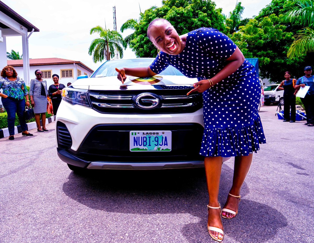 Pelumi Nubi @peluminubi_  the lady that drove from London to Lagos is now Tourism Ambassador and was gifted a car alongside an Apartment by the Lagos State Government.🤭🤗