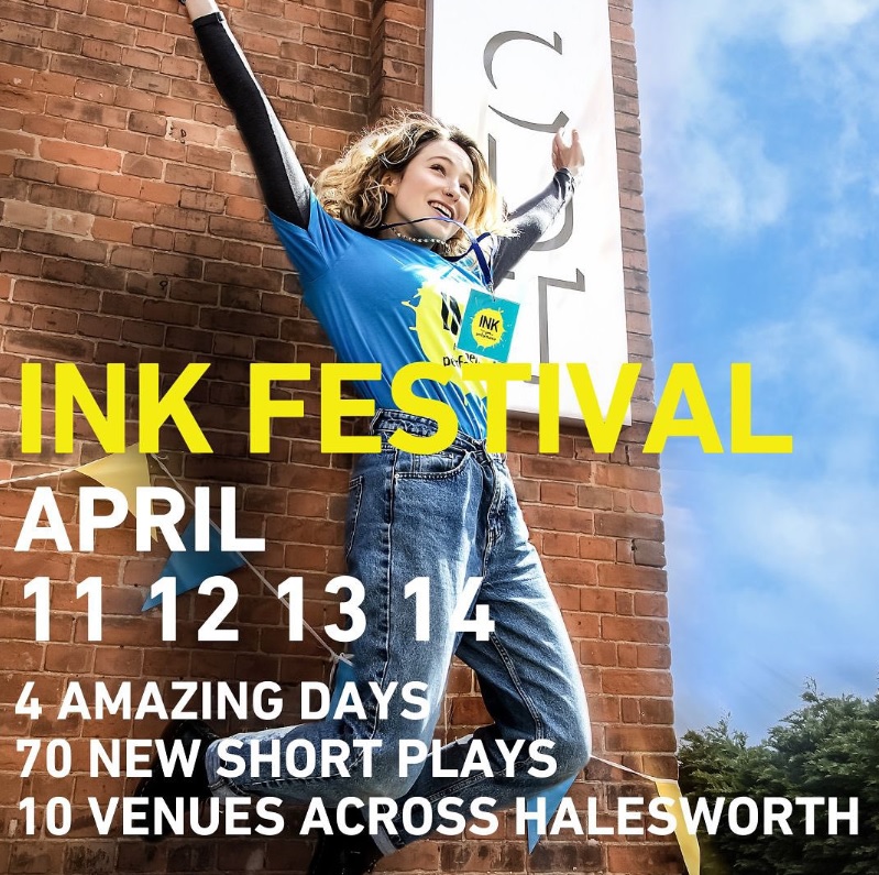 We are so proud of our L6 BA English Creative Writers who all have work in @INK_festival! Their short plays will be read script in hand: 🎭 SUN 14 APRIL at 5:30pm, POD 11D, Angel Stage 🎭 Tickets £25 for the whole Sunday programme⬇️ ticketsource.co.uk/ink-festival/2… 1/2