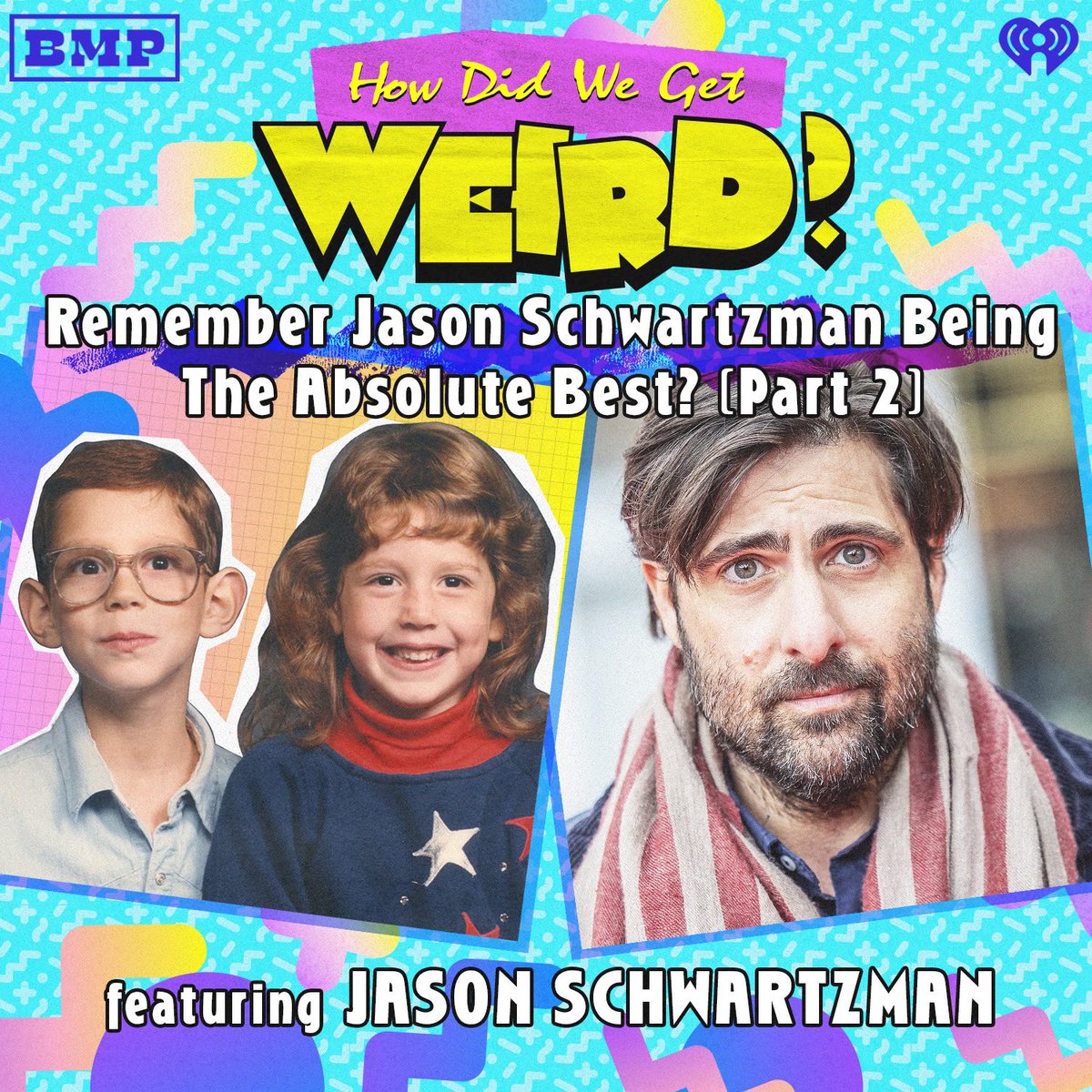 On today’s new ep @jonahmbayer and I are thrilled to share Part 2 of our epic convo with Jason Schwartzman! Not only do we all do our best Kermit impressions, but we talk about going through our parents basements, Jason shows of the Easy button he got from Staples and more!!