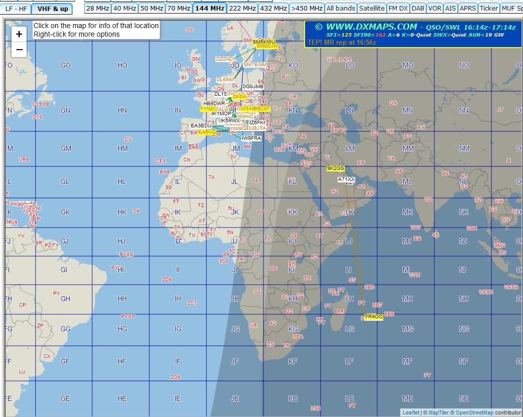 DXMAPS 9K to FR TEP #144Mhz