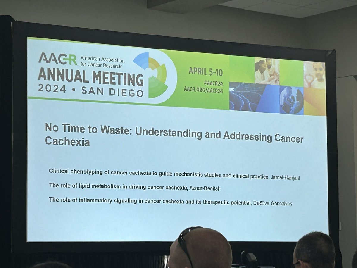 Gemma Balmer-Kemp (@gem_424) on Twitter photo Cancer cachexia: No time to waste. Enjoying hearing from <a href="/CancerGrand/">Cancer Grand Challenges</a> Challenges team #CANCAN researchers Mariam Jamal-Hanjani & <a href="/MarcusDGon/">Marcus Goncalves</a> #AACR2024 Cancer cachexia: No time to waste. Enjoying hearing from <a href="/CancerGrand/">Cancer Grand Challenges</a> Challenges team #CANCAN researchers Mariam Jamal-Hanjani & <a href="/MarcusDGon/">Marcus Goncalves</a> #AACR2024