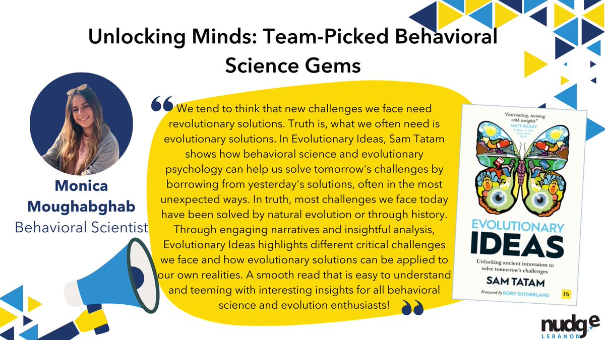 📚 Embarking on a new chapter of discovery with our 'Unlocking Minds' series! 🌱 This month, immerse yourself in the fascinating world of 'Evolutionary Ideas' by @s_tatam 📖 Stay tuned for more enriching recommendations handpicked by our team each month! #UnlockingMinds