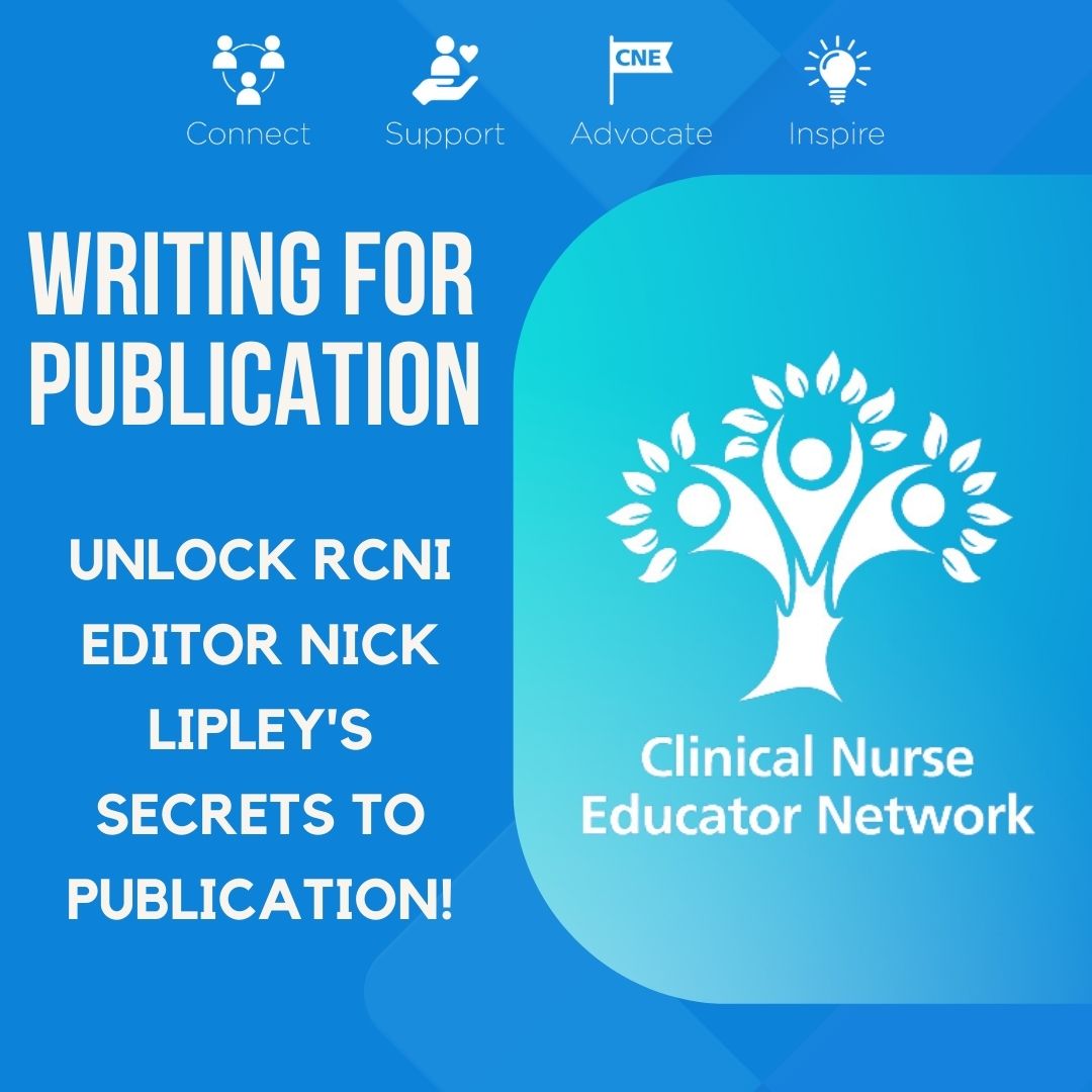 Thank you to everyone who joined our webinar today hosted by @VandaCa16661543 to our guest speaker @rcni @NickLipley! We hope it has inspired you to think about writing for publication ✍️ 📖 #CNENetwork #Research #Publication #NurseAcademic