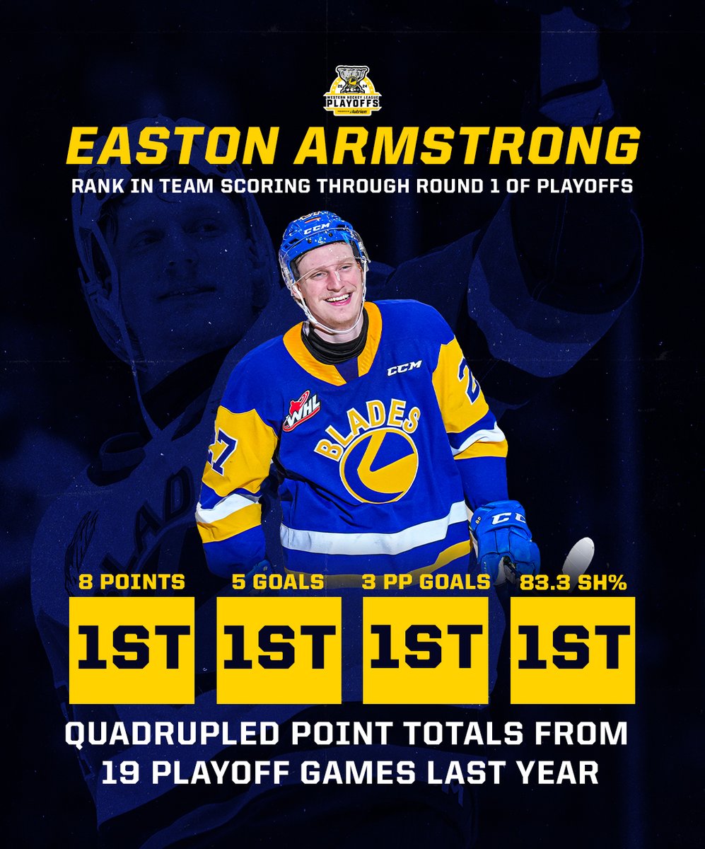 Easton Armstrong had quite the Round 1 vs PA 😳

#WHLPlayoffs | #FeedingTheFuture