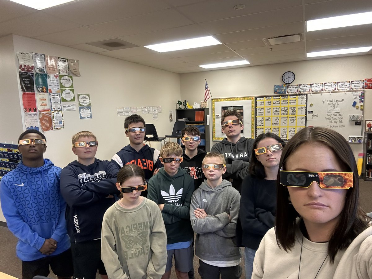 We are so seriously ready for this eclipse. 😂😎🤩☀️