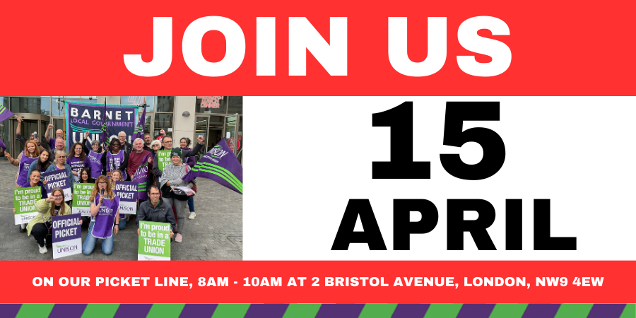 ***Strike preparations commence for 15 April*** barnetunison.me.uk/wp/2024/04/08/… @UoLUnison @CityUnison @SOASUNISON @UNISONmmu @organiserjo @unisonglr @UNISONGLRYoung @UNISONSW @NorthWestUNISON @unisonscot #RightToStrike #CostOfLivingCrisis