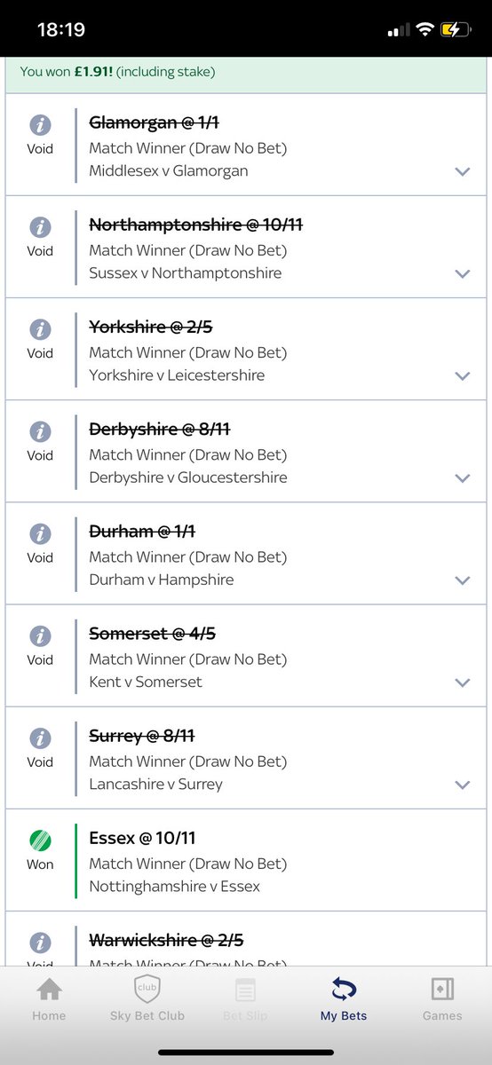 Cricket 🤝 Gambling.
Off to buy a pint of milk