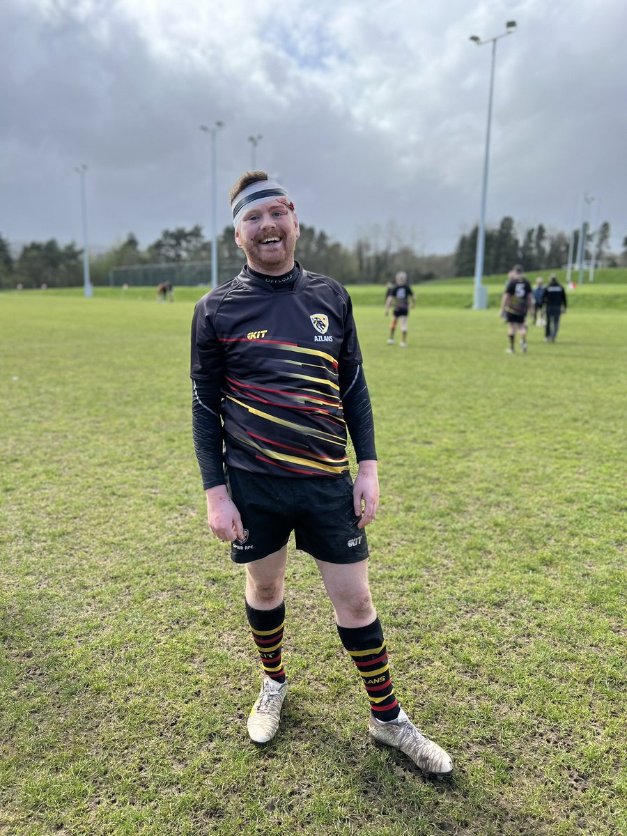 Congratulations to our Man of the Match, Dan Elphick who literally smashed it on Saturday! Hope to see you back again soon. #Azlans #inclusiverugbyNI #JoinOurPride #TeamOphir #LetsPlay