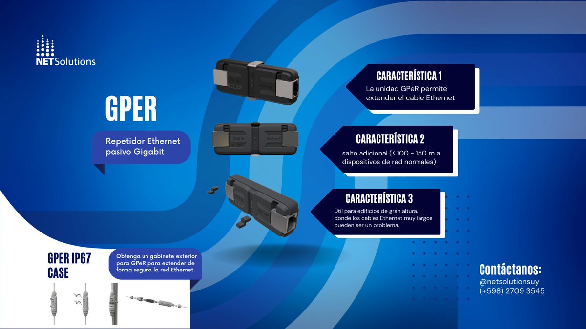 netsolutionsUY's tweet photo. ¡Amplía tu conectividad al máximo! 🚀

¿Cansado de señales WiFi débiles y conexiones interrumpidas? Presentamos el GPeR, el repetidor Ethernet que lleva tu red al siguiente nivel. 🌐

#netsolutions #uruguay #tecnologia #mikrotik #router #wifi #montevideouruguay #conectividad https://t.co/y1iYd2bsbu