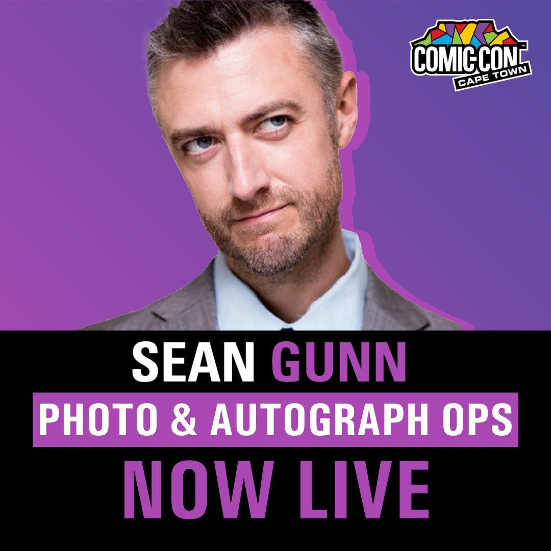 Hi Con-fans! 😁 @‌seangunn photo & autograph ops are now available! 🥳 Meet the actor behind the iconic roles in Gilmore Girls as Kirk Gleason, Kraglin in the Guardians of the Galaxy films, and breathing life into characters like Weasel in James Gunn's The Suicide Squad.