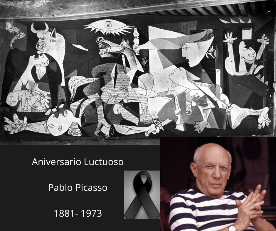 Hoy recordamos con mucho cariño al pintor y escultor 🇪🇸, Pablo Picasso, considerado como el padre del cubismo. En este estilo desaparece la perspectiva tradicional; se trata las formas por medio de figuras geométricas, fragmentando líneas y superficies; como se puede apreciar en…