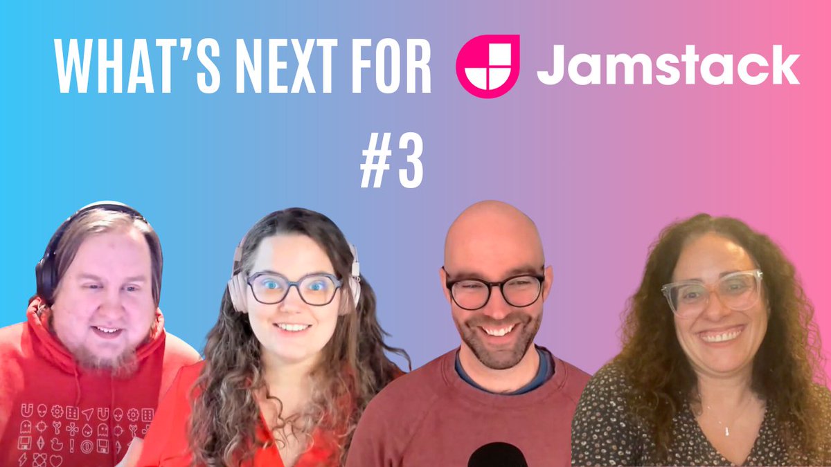 We're live in 2 minutes to talk the future of Jamstack - twitch.tv/thefutureofjam…