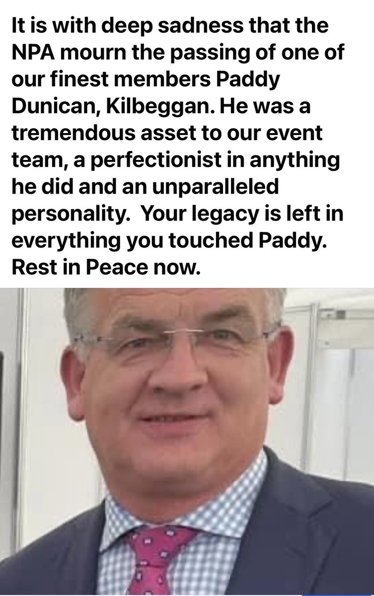 Rest in Peace now Paddy
