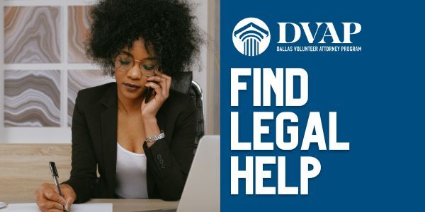 The Dallas Volunteer Attorney Program, @SMULawSchool, and @DLA_Piper are hosting a virtual legal clinic, Thursday, April 11, from 8:00 a.m. to 8:00 p.m. If you would like to apply for legal assistance, please fill out this form: buff.ly/3ToJAA5. #TXLegalAidHelps