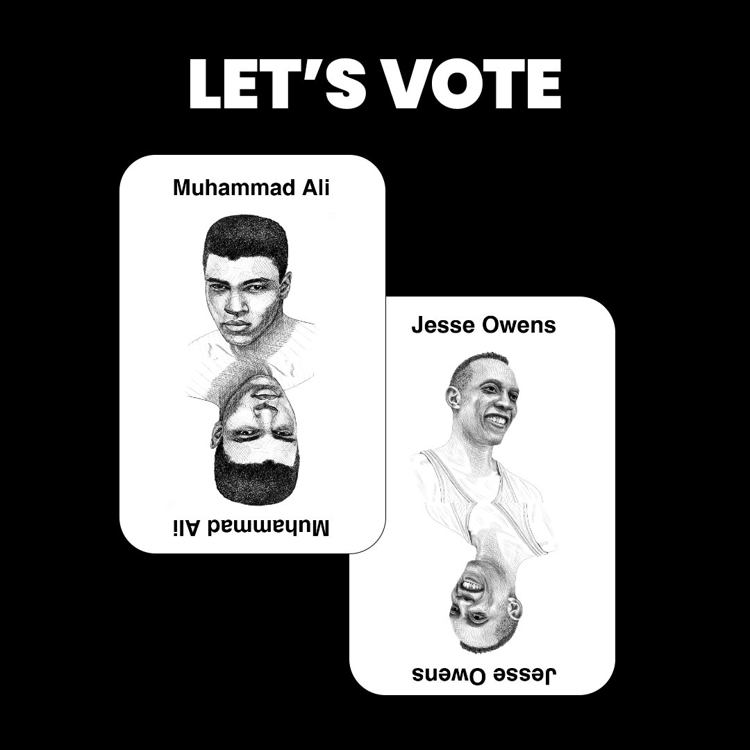 Who you got - Ali or Owens?

Both were legendary athletes who had an impact on sports and society, using their platform to speak out against social injustice. 

However you vote, don’t forget to tell us why in the comments!

#LetsVote #TradingRacesGame