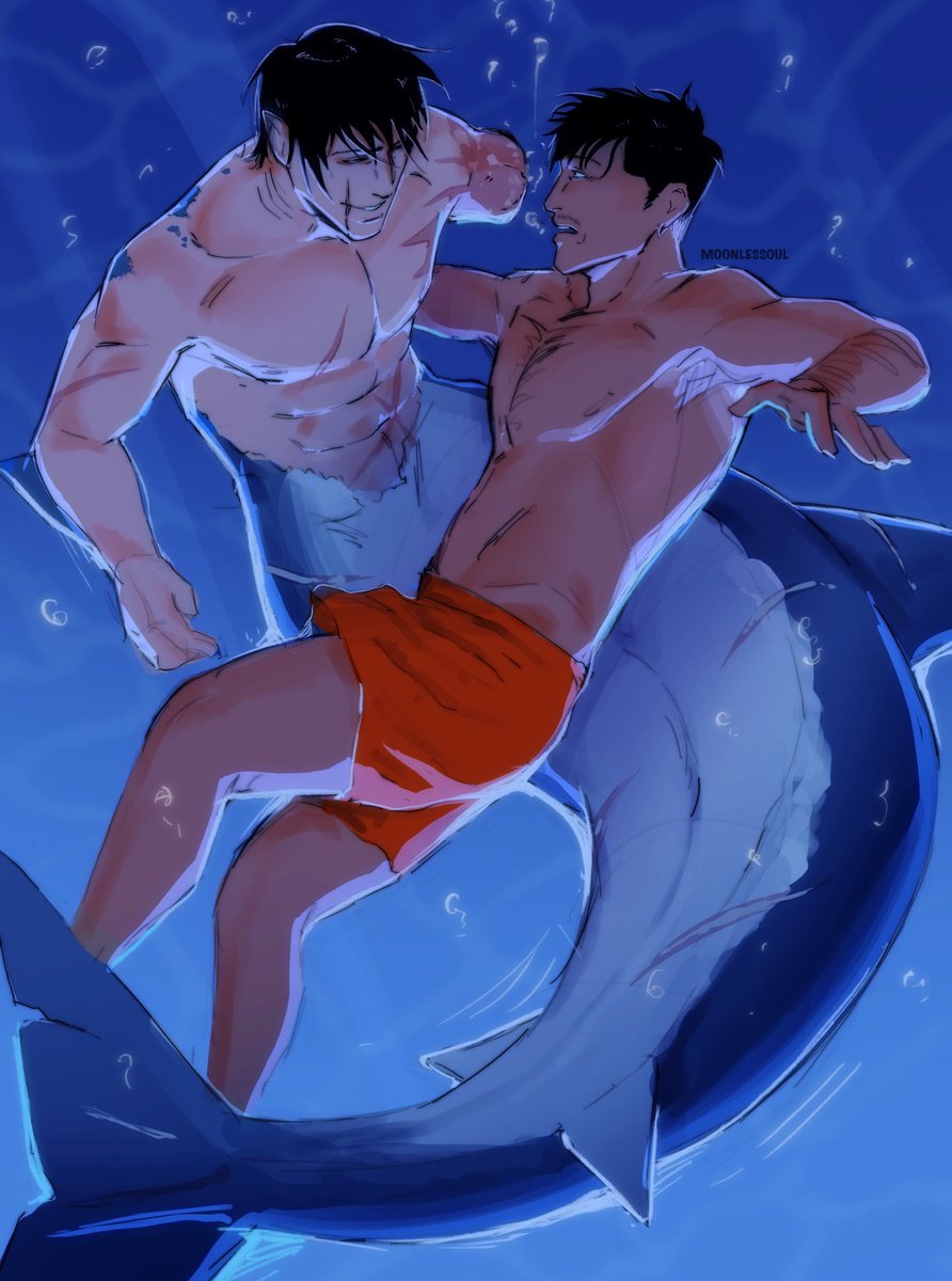 MOONLESSOUL's tweet photo. ShiuToji merman au

#jjk #JujutsuKaisen https://t.co/VT9pq0d2Z6