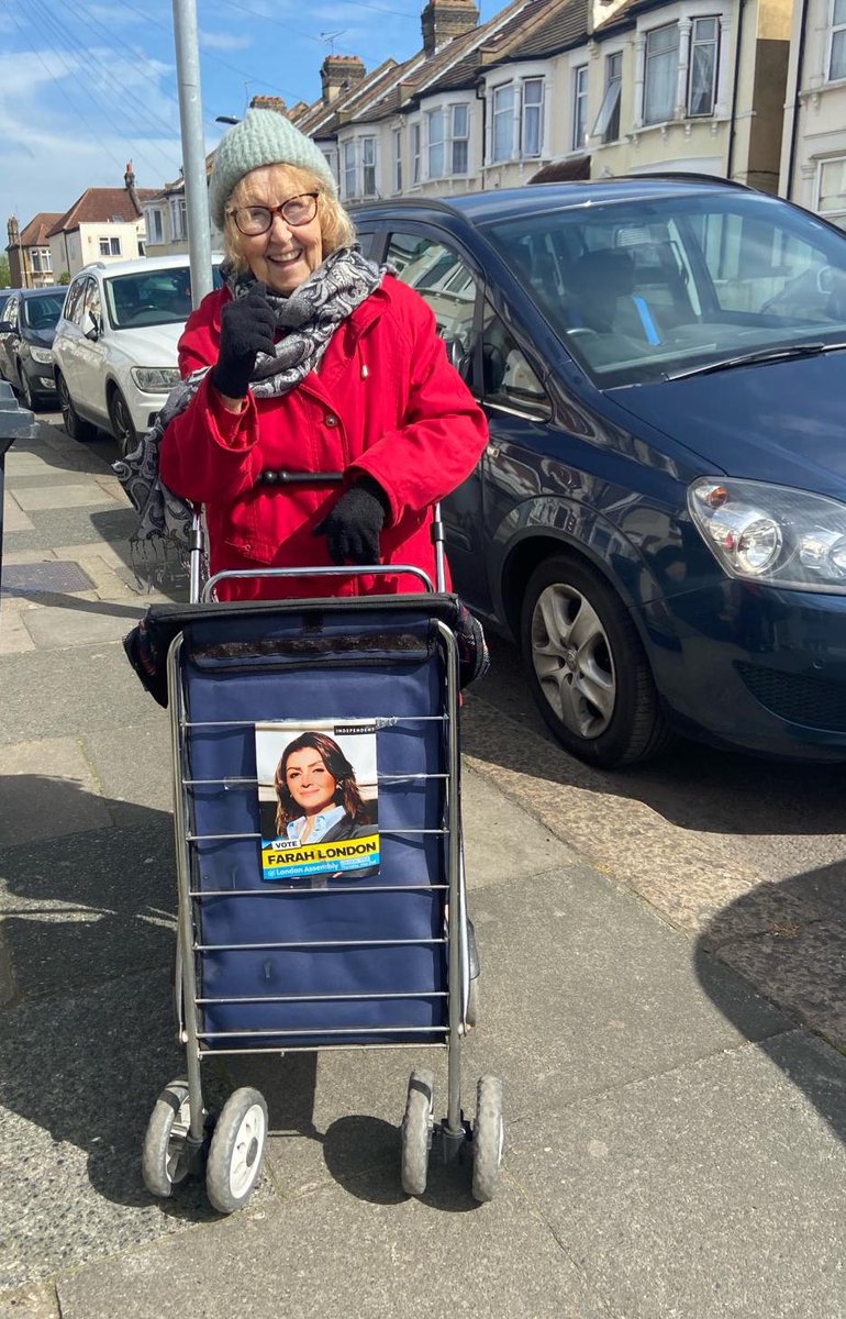 Guess who she is voting for 😀 Vote Farah London for @LondonAssembly London Wide Seat #election2024 #London