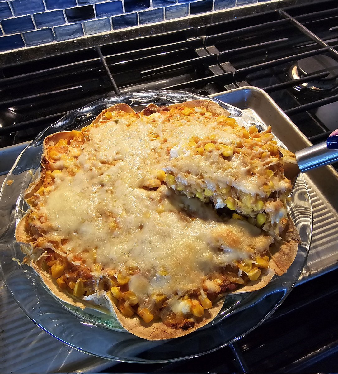 Success! I tried to make this a few weeks ago, and I flipped it upside down into the oven by accident. It was the biggest mess I've ever made in the kitchen. It's tasty, too. I'm all about cleaning out the fridge and pantry for the move in 22 days.