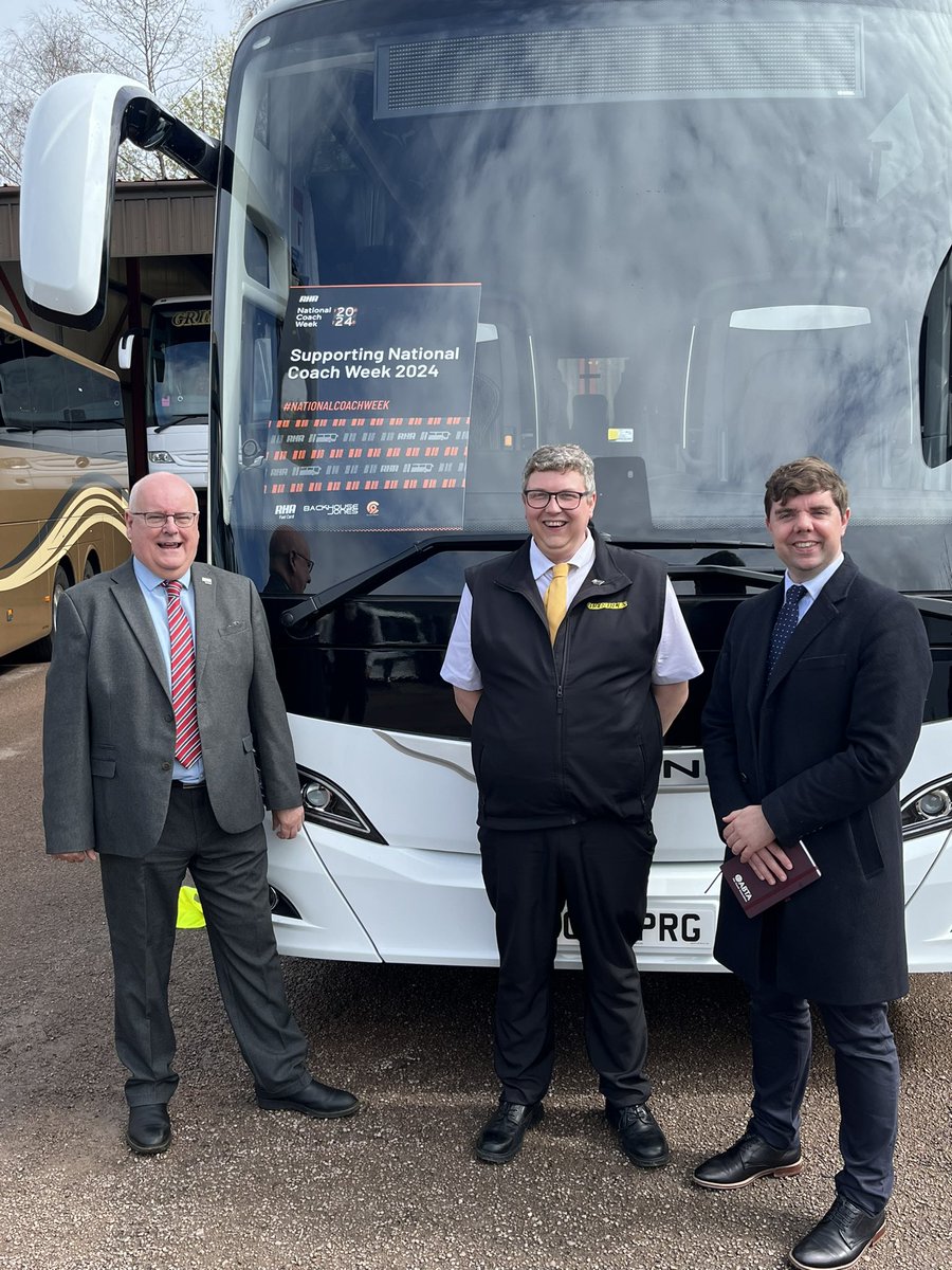 LMPetherbridge's tweet image. Good to start #NationalCoachWeek on a visit in Cinderford with new @ABTAMembers partners @RHANews, @grindlescoaches and Transport Secretary @Mark_J_Harper - a really insightful meeting, thank you to all. No rest, back to London &amp;amp; off to Brussels for meetings tomorrow #UKtravel