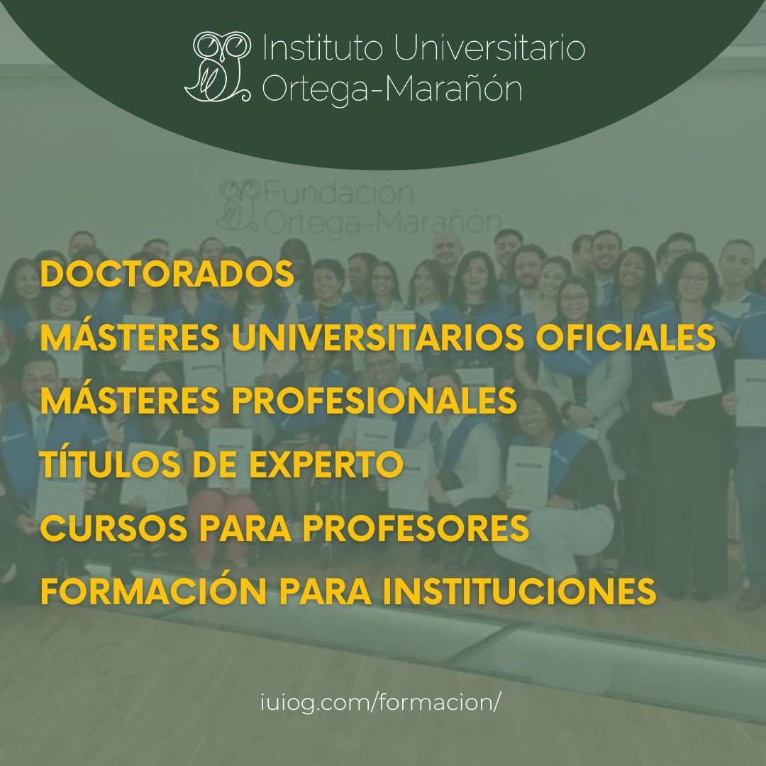 🎓 El Instituto Universitario Ortega-Marañón ofrece una formación de excelencia con un marcado carácter multidisciplinar y transversal.

¡Conoce nuestra oferta formativa!👇
iuiog.com/formacion/