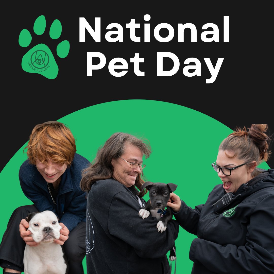 Happy National Pet Day! 🐾 We recognize that pets are part of the journey to stability, which is why we offer pet-friendly accommodations at all our sites. We prioritize the well-being of both individuals & their furry companions through some of the most difficult times.