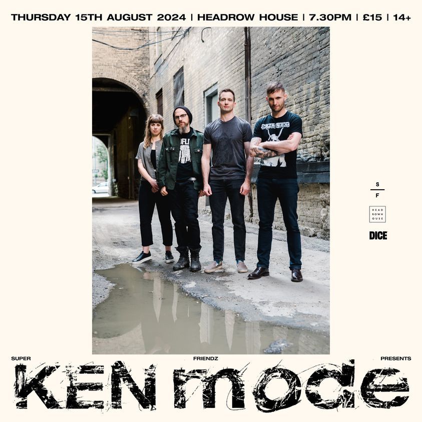 NEW SHOW Noise-rock legends KEN mode are returning to Leeds for the first time in over a decade tickets 👉 buff.ly/3VQsEHj