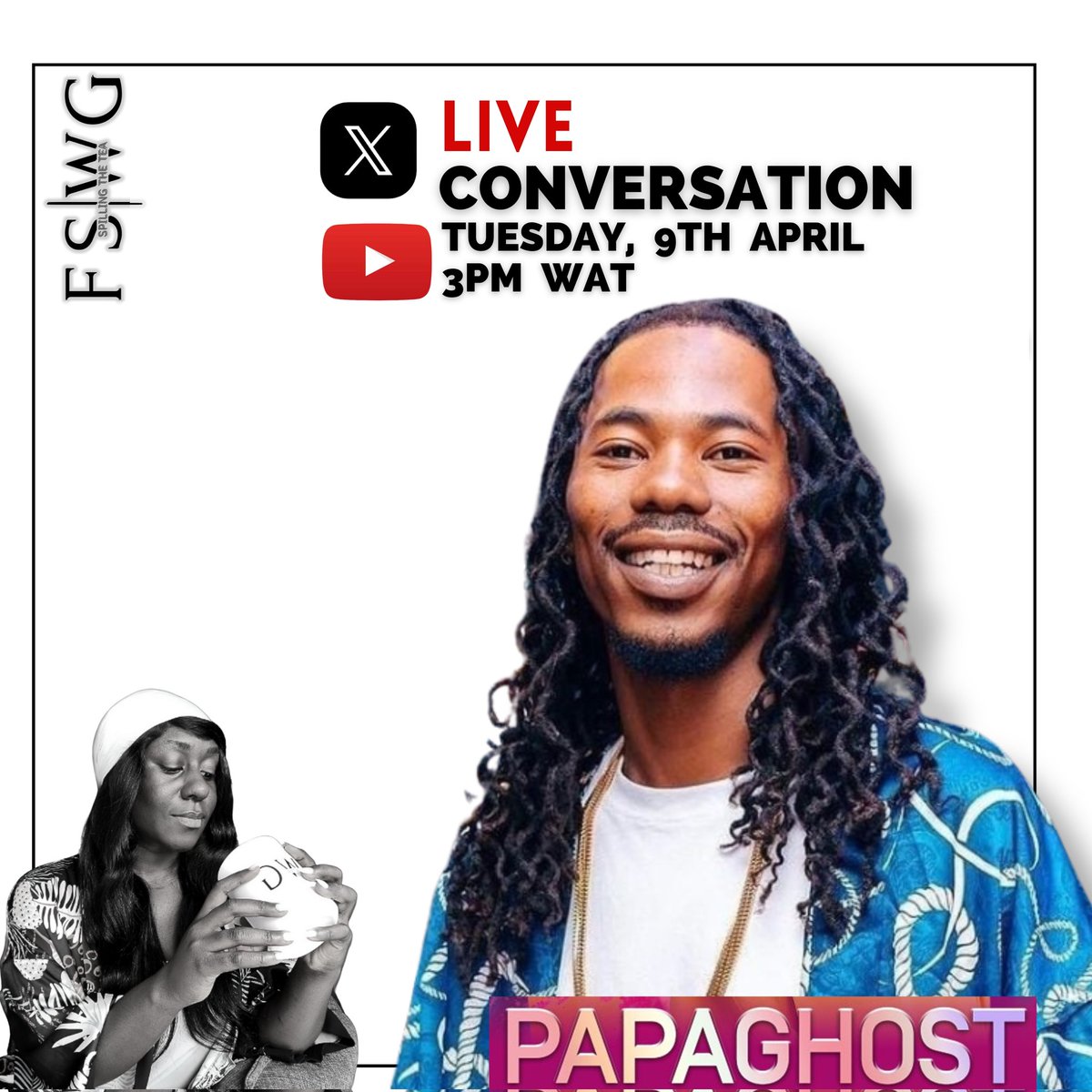 Can't wait for this conversation with @Fswglory 

PAPAGHOST X INGA 
PAPAGHOST THE SCRIPTWRITER
#GhostGear
#PapaGhost