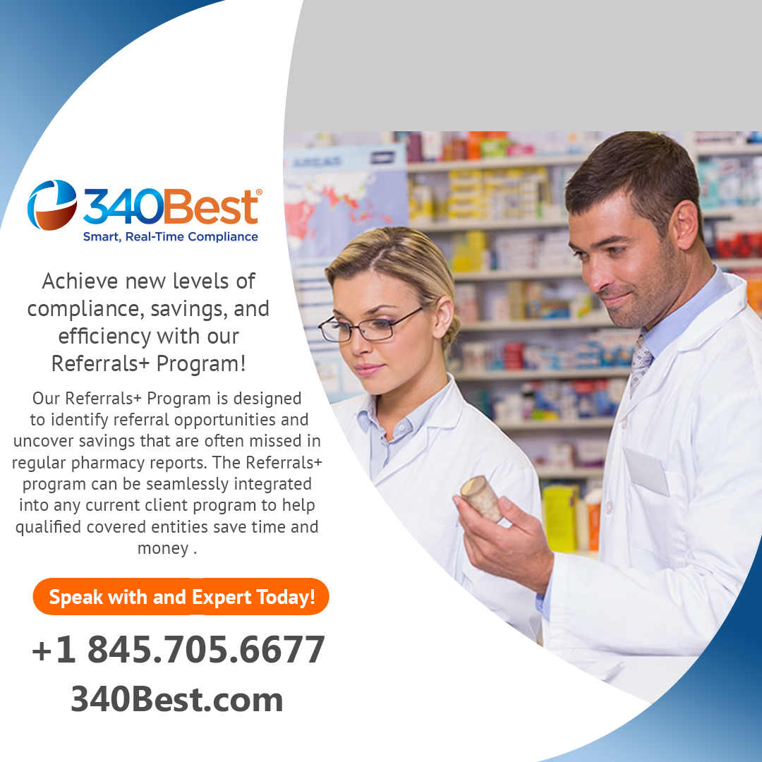 Have you heard about our Referrals+ Program? Learn more at 340best.com/media/navigati…. #340B #340Best #Referrals+