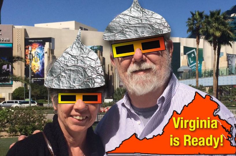 Virginia is ready! Wear special glasses. Protect your head! Don't use cell phones 😎 #EclipseSolar2024 #Eclipse2024 @HappyQuailPress @leezawilllshe @KoontzOncology @JanHalash @JaneFos79679887 @TCellALLMom @AmandaHaddock @erinforever14 @Ellyn_Miller1 @mary_lckc @marb1111